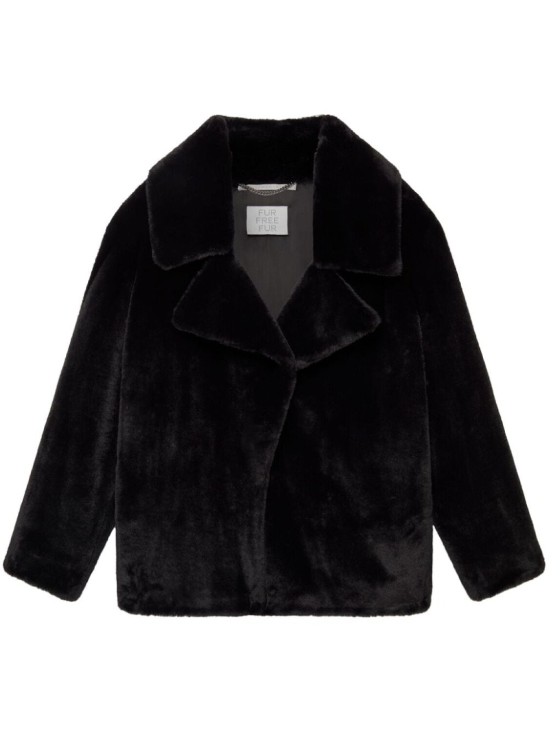 

Stella McCartney шуба Plush Teddy из искусственного меха, черный
