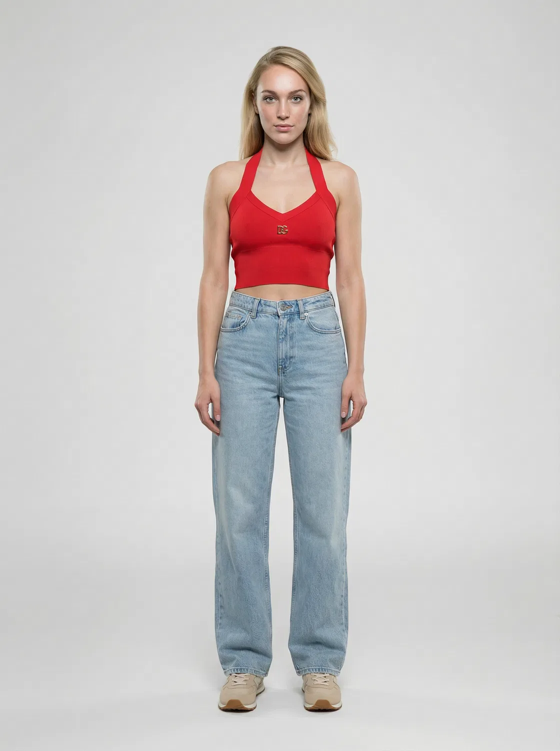Женская майка без рукавов Red Cashmere Tank Tops Dolce & Gabbana, Red