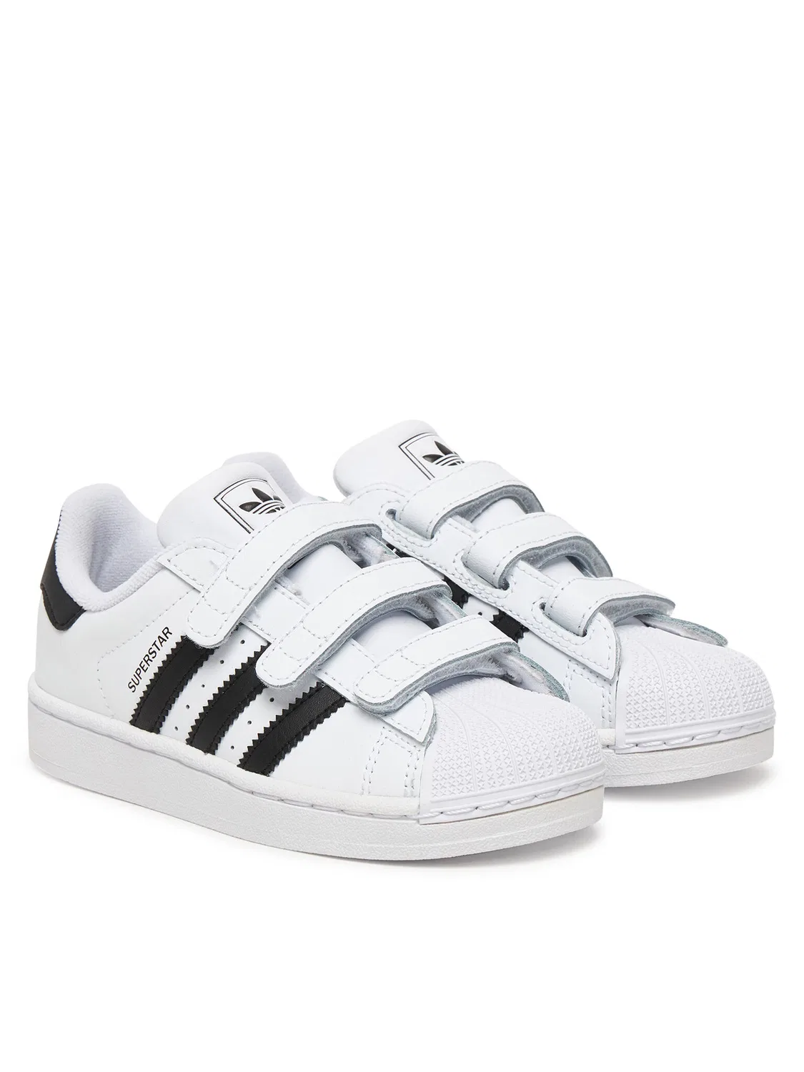 Кроссовки для мальчика Superstar Comfort Closure Adidas, белый — фото 2