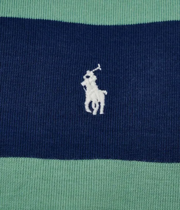 Детское поло для мальчиков с длинным рукавом Polo Rugby Polo Ralph Lauren, зеленый — фото 4