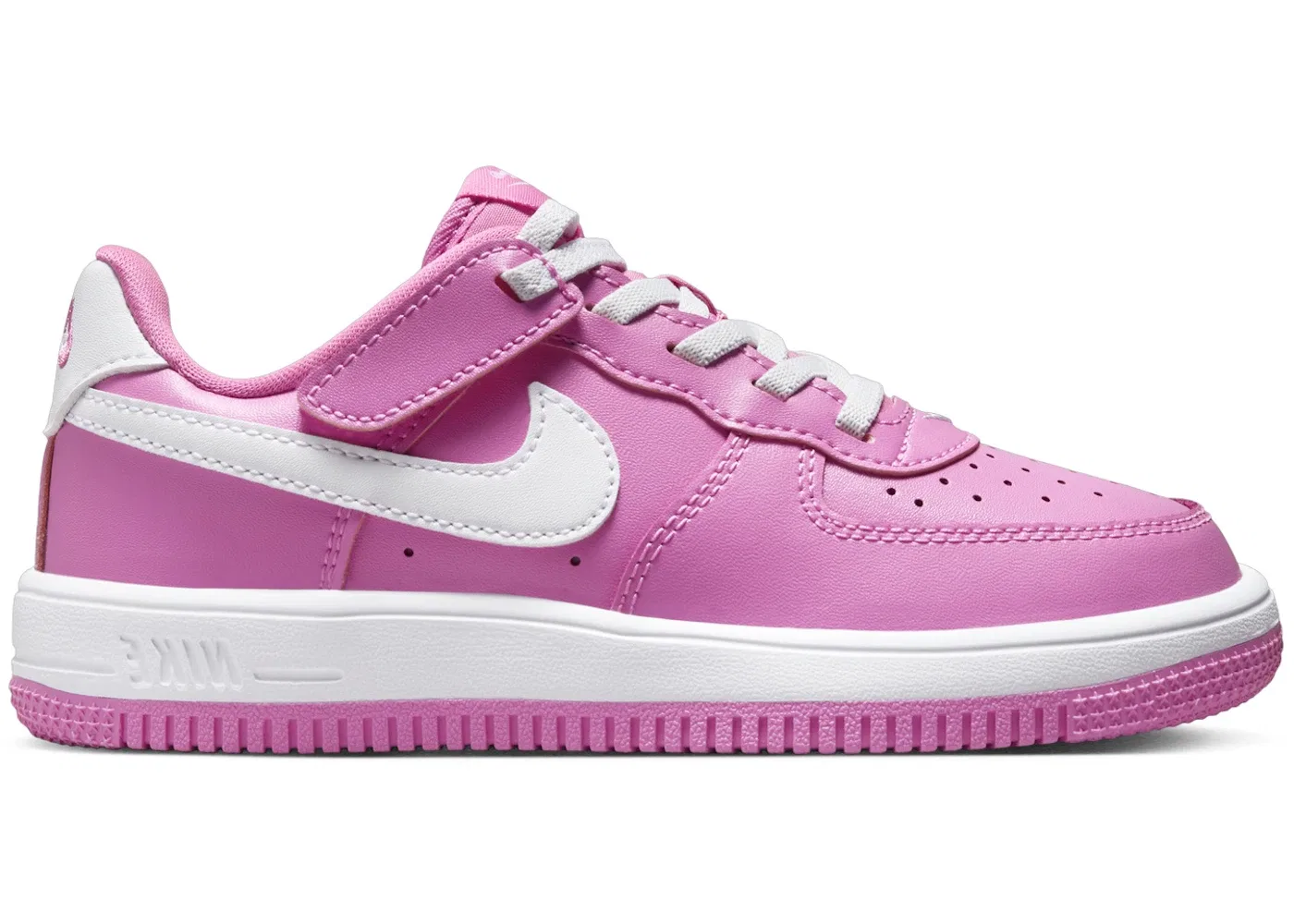 Детские кроссовки Lifestyle Nike Force 1 Low EasyOn, Playful Pink/White