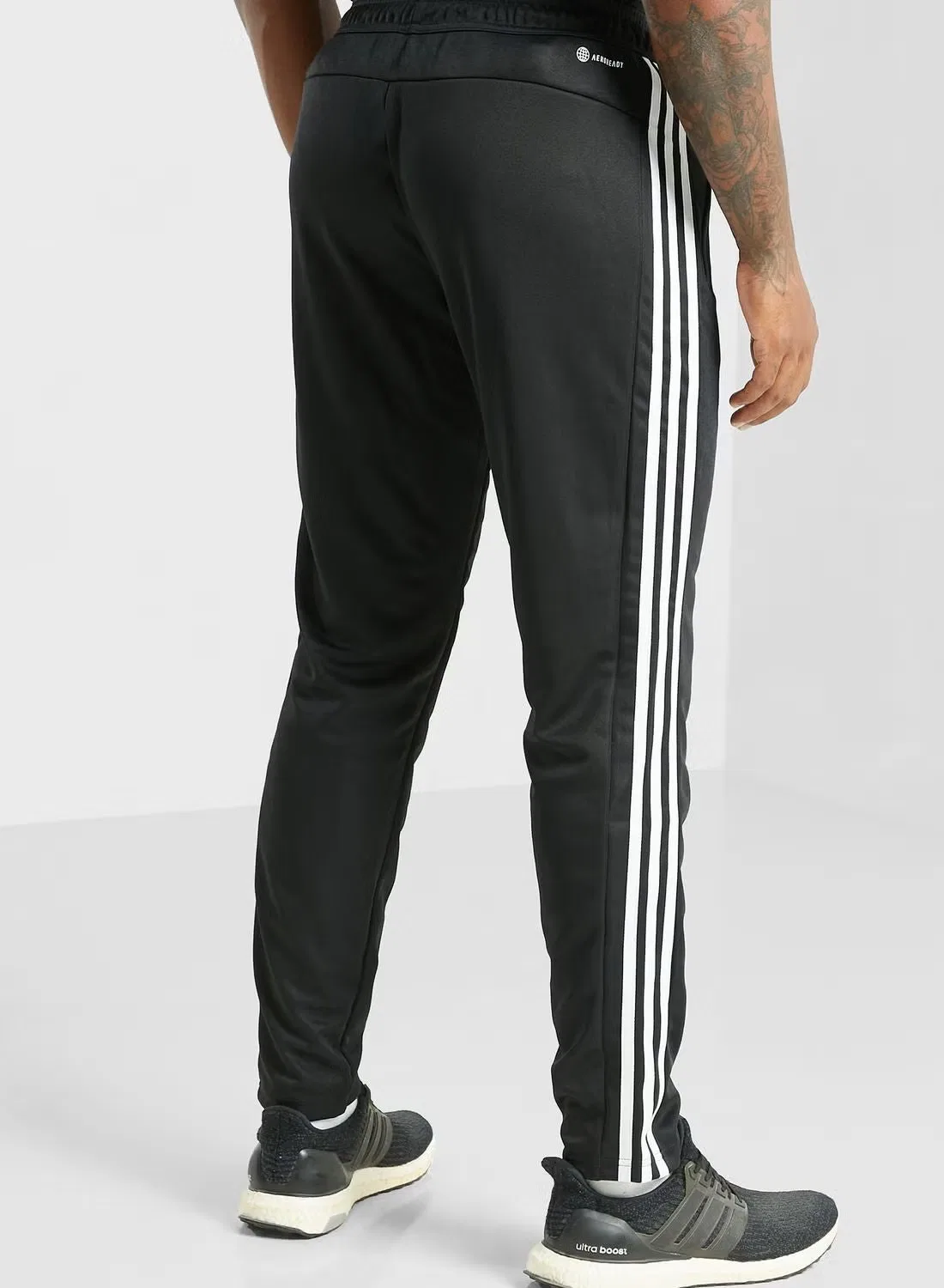Штаны тренировочные с логотипом Train Essentials 3-Stripes Adidas, черный — фото 3