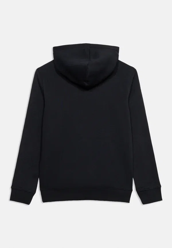 Худи с принтом Stacked logo hoodie unisex New Balance, Caviar, цвет caviar — фото 2