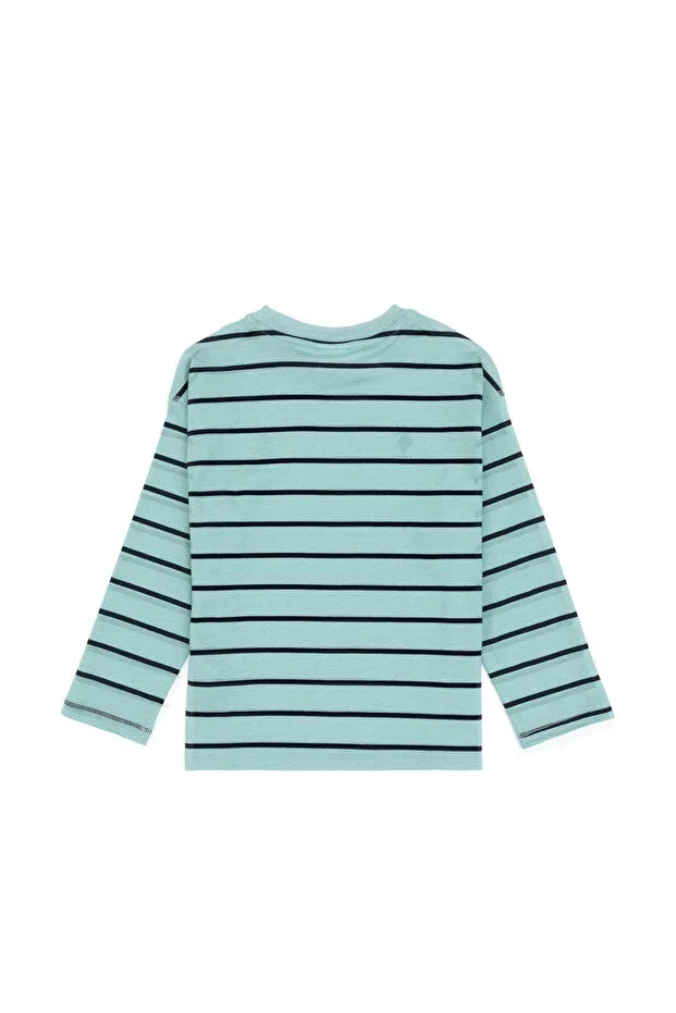 Детское худи для мальчиков из джерси U.S. Polo Assn., Dark Mint — фото 3