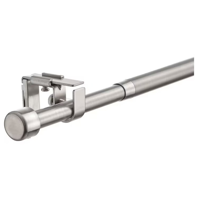 

Гардинный карниз Ikea Bekrafta 120-210 см 19 мм, никелированный