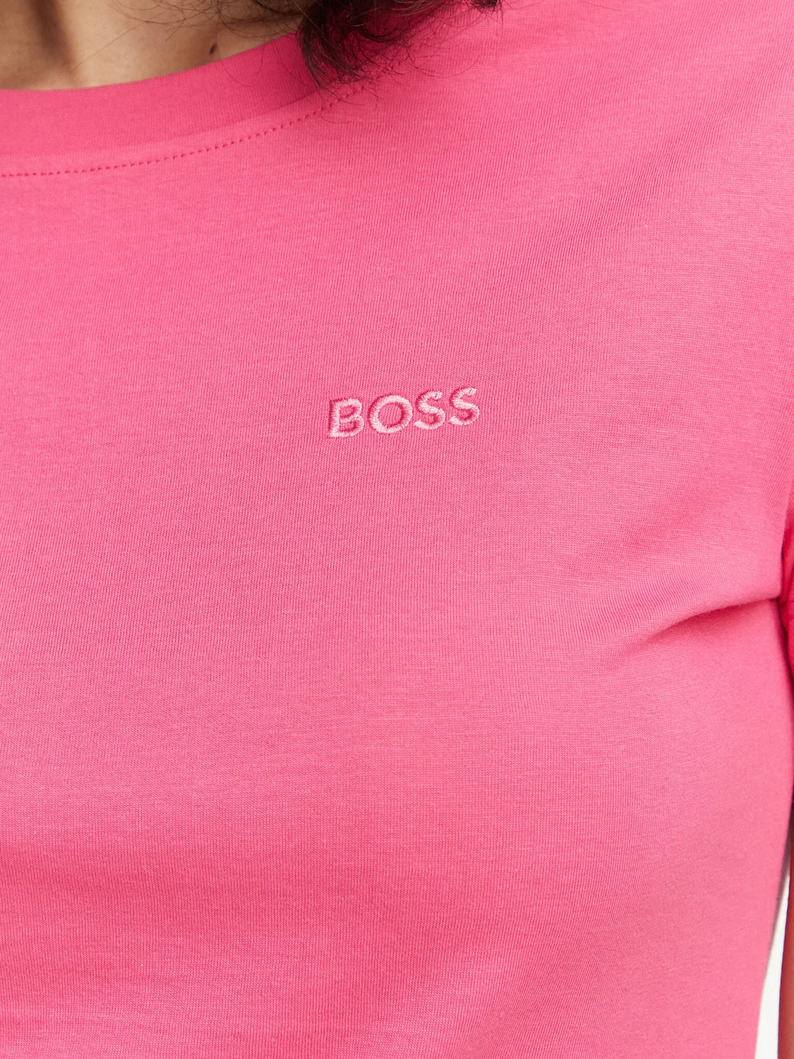 Женская футболка стандартного кроя Esogo Boss, розовый — фото 4