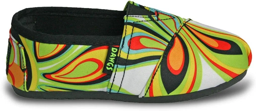 Детские туфли-лоферы с принтом Kaymann Loudmouth DAWGS, Shagadelic Grey — фото 3