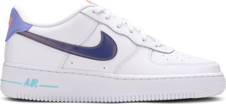 

Кроссовки Nike Air Force 1 LV8 1 GS 'White Dark Purple Dust', белый