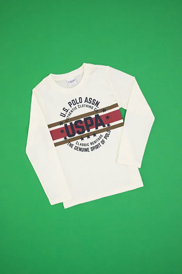 Детское для мальчиков свитшот с длинным рукавом U.S. Polo Assn., Multicolor