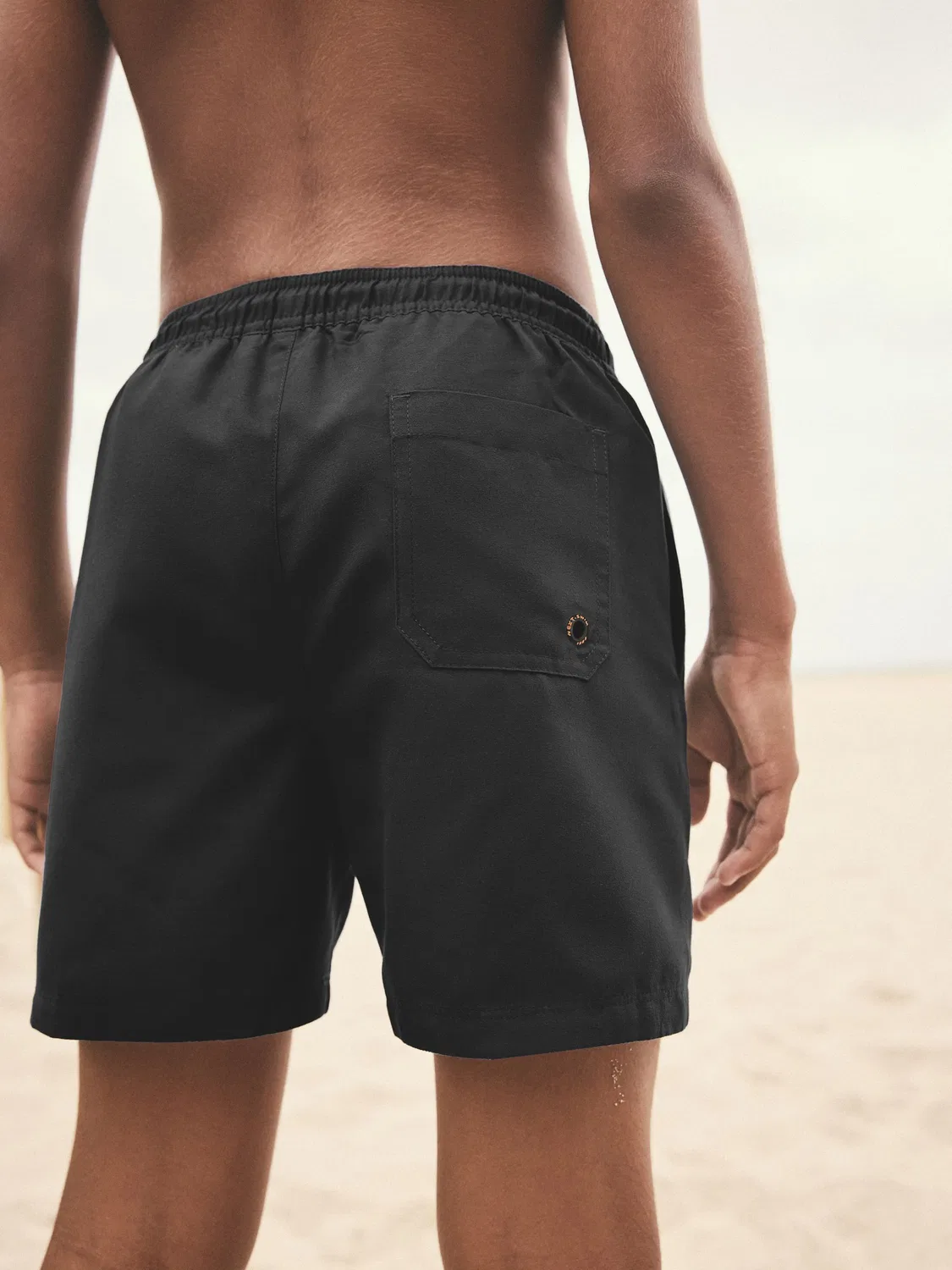 Шорты для плавания Regular Fit, Black Swim Shorts Next, черный — фото 3
