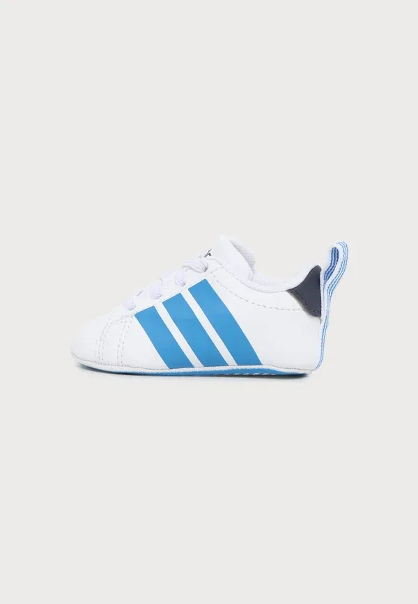 Детские туфли Grand Court Crib унисекс - первые туфли Adidas Performance, белый/синий