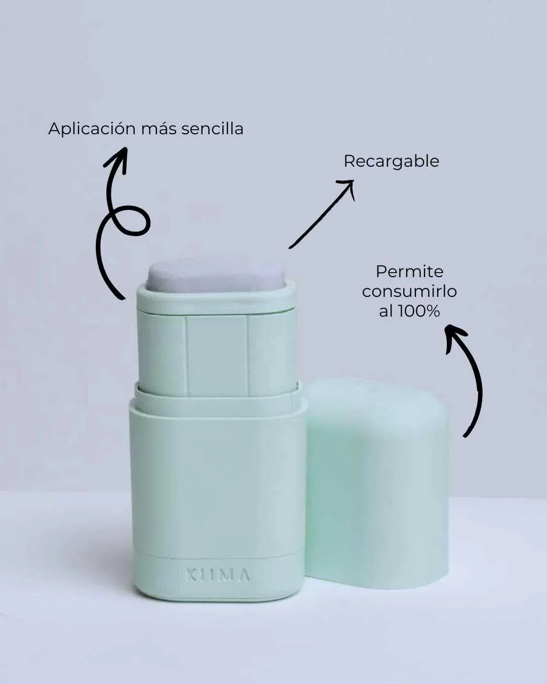 Дезодорант твердый, набор с многоразовым аппликатором, BANBU, 3 шт., 150 мл, Mint Green — фото 3