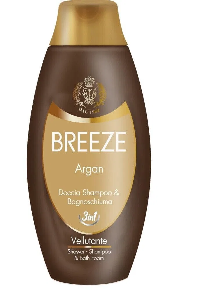 Набор дезодорант и гель для душа, Breeze Argan, 12 x 150 мл + 12 x 400 мл, Beni Culinari