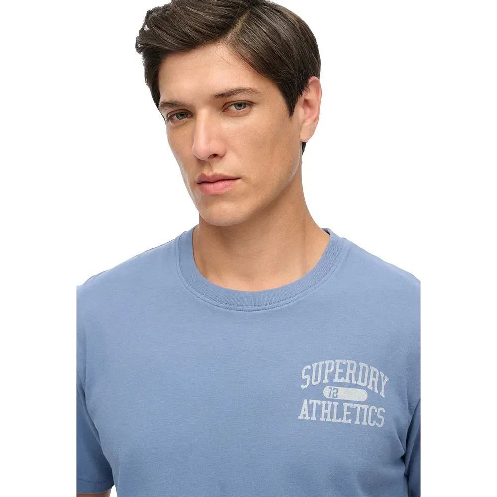Футболка с коротким рукавом Athletic Essential Superdry, синий — фото 4