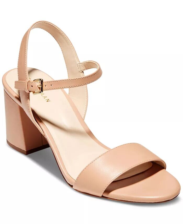 Женские босоножки Josie на блочном каблуке Cole Haan, бежевый