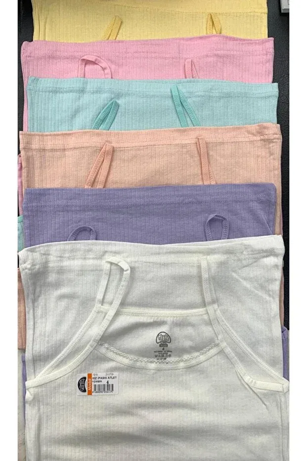 Детское боди-комбинезон для девочек без рукавов Basics Gümüş, Multicolor
