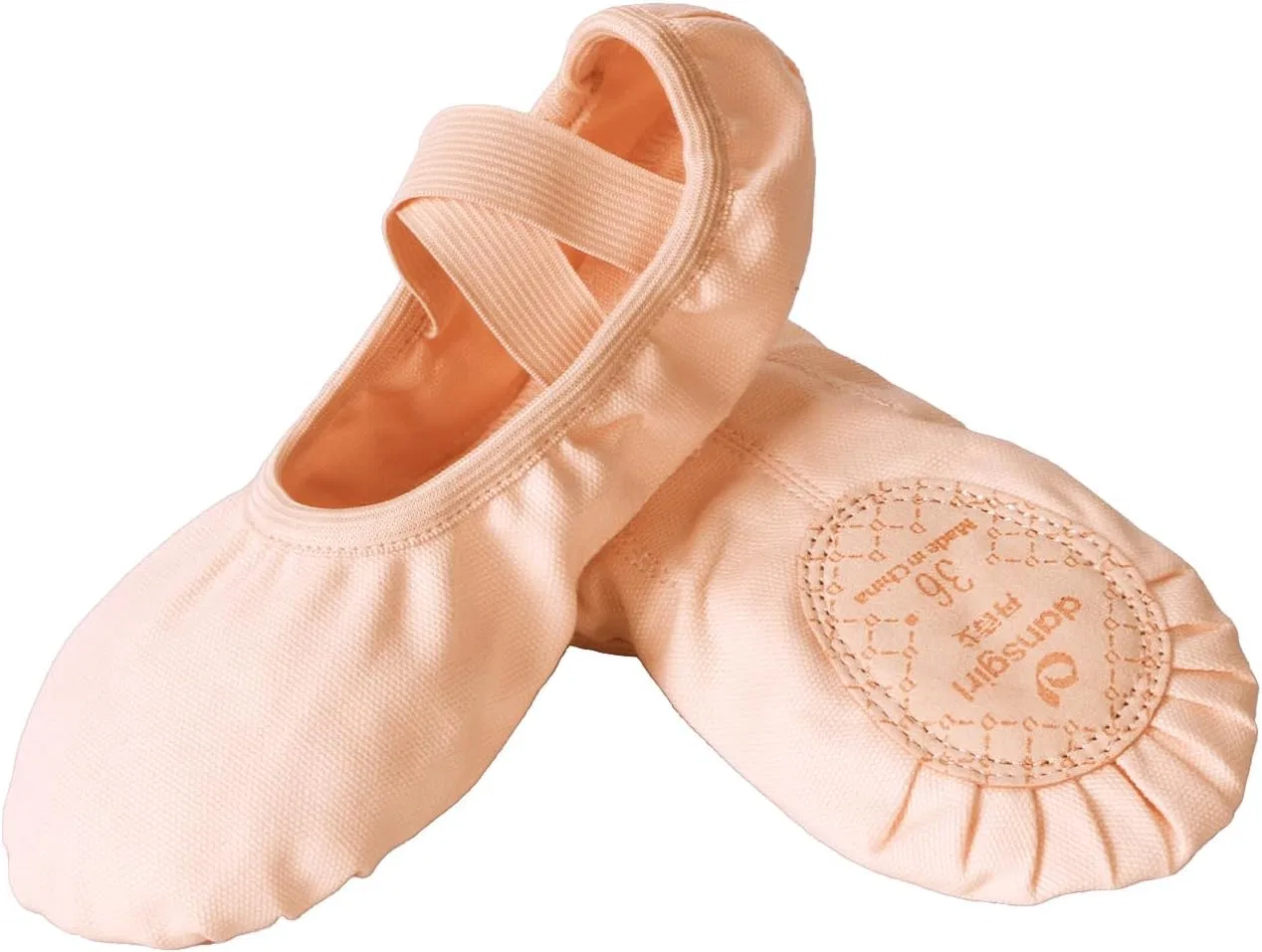 Детские балетки для девочек без завязок Dons Girl, Ballet Pink
