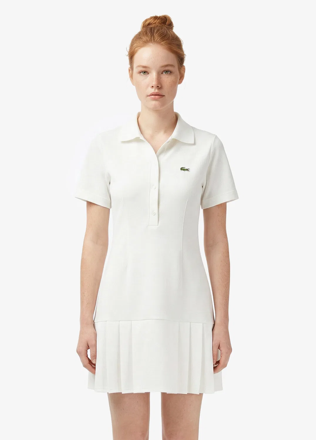 Платье Lacoste Classic Fit, кремовый
