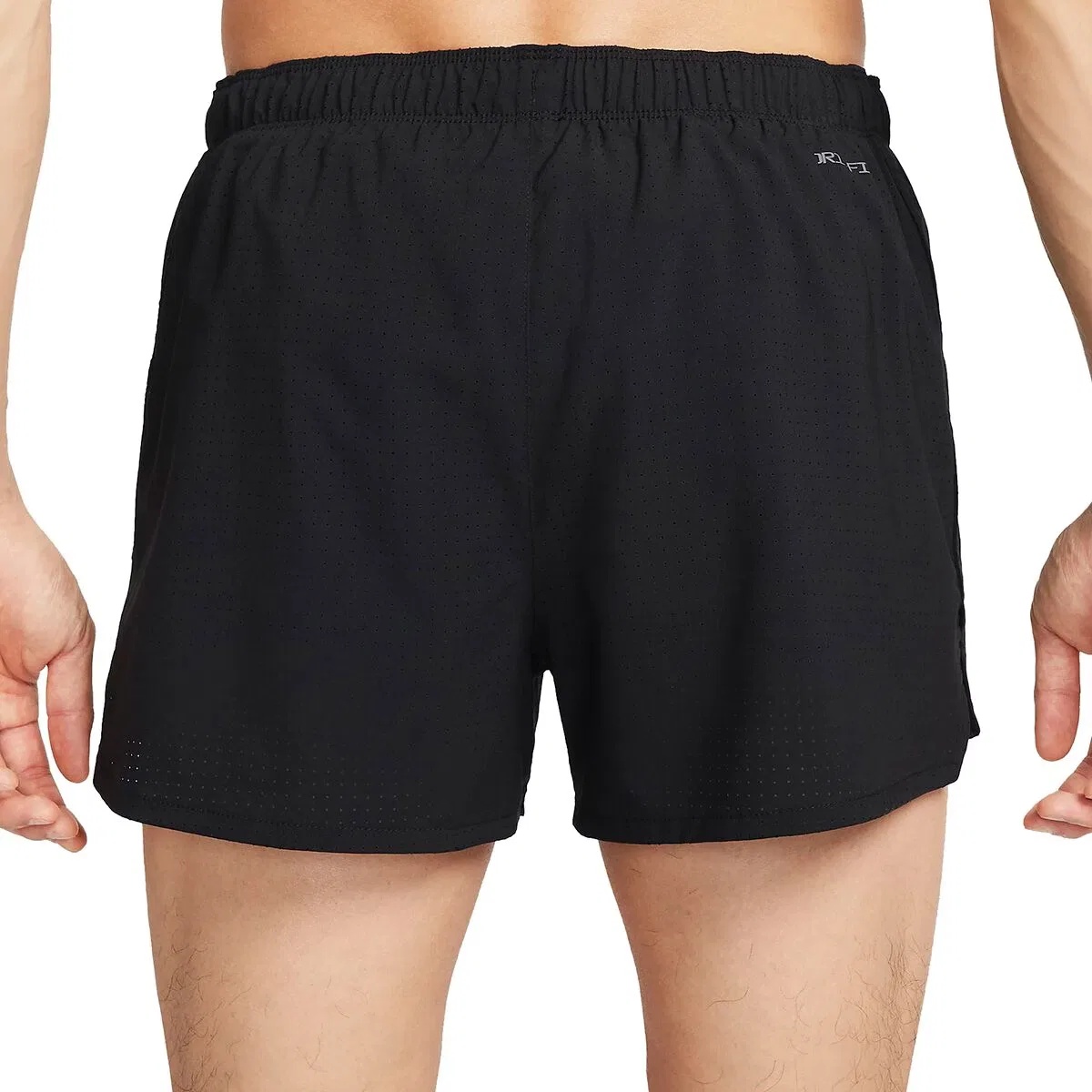 Мужские шорты для бега с технологией Dri-FIT Nike Fast, Black/Black/Reflective Silver — фото 4