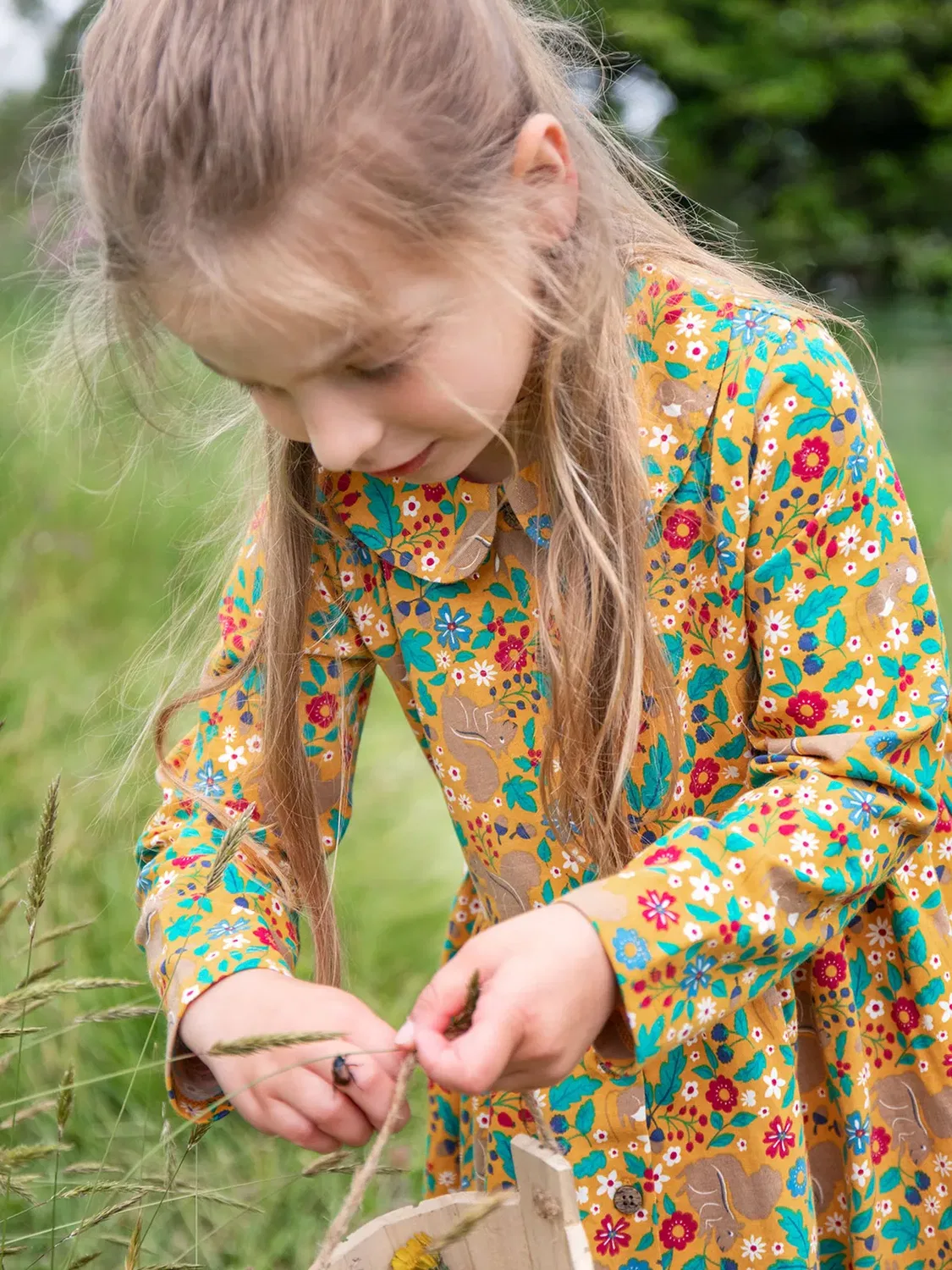Детское платье Autumn Frugi, Yellow — фото 3