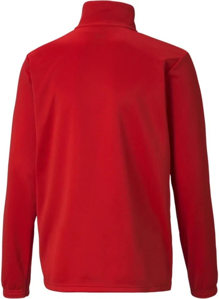 Пуловер с длинным рукавом TeamRISE 1/4 Zip Top Jr Puma, красный — фото 2