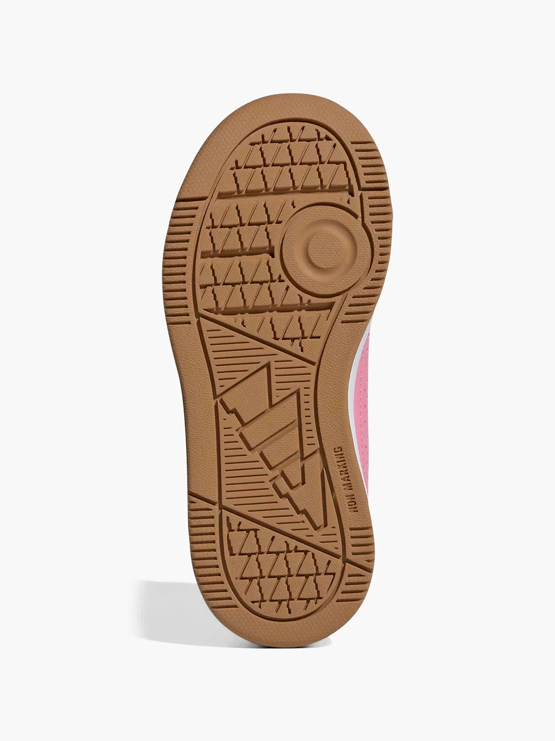 Детские кроссовки на липучках Adidas TENSAUR SPORT 3.0 CF K, розовый — фото 4