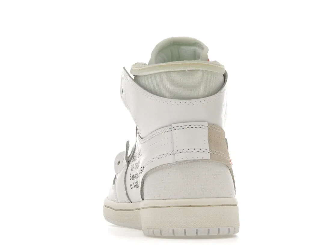 Детские кроссовки Lifestyle с деконструированным дизайном Jordan 1 Retro High Jordan, White/White — фото 4