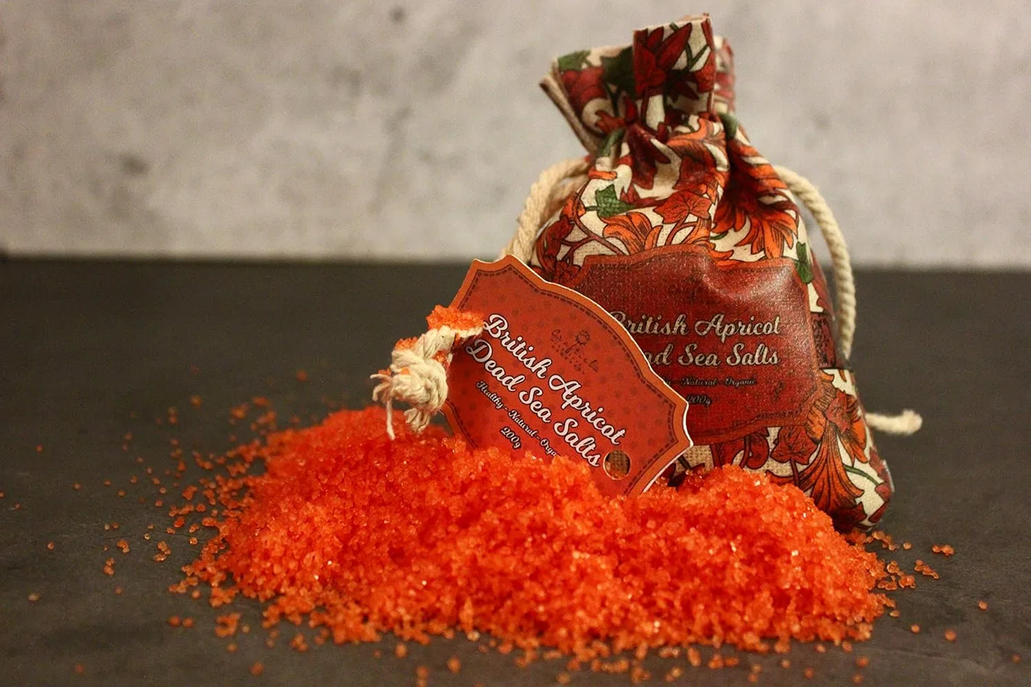 Соли для ванны с ароматом британского абрикоса Craftiela with love handmade, 200 г — фото 3