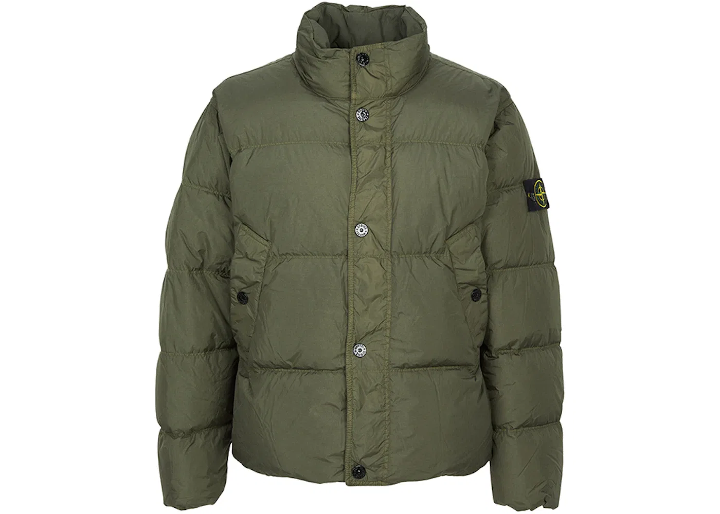 Мужской пуловер с набивкой Jumper Stone Island, Khaki