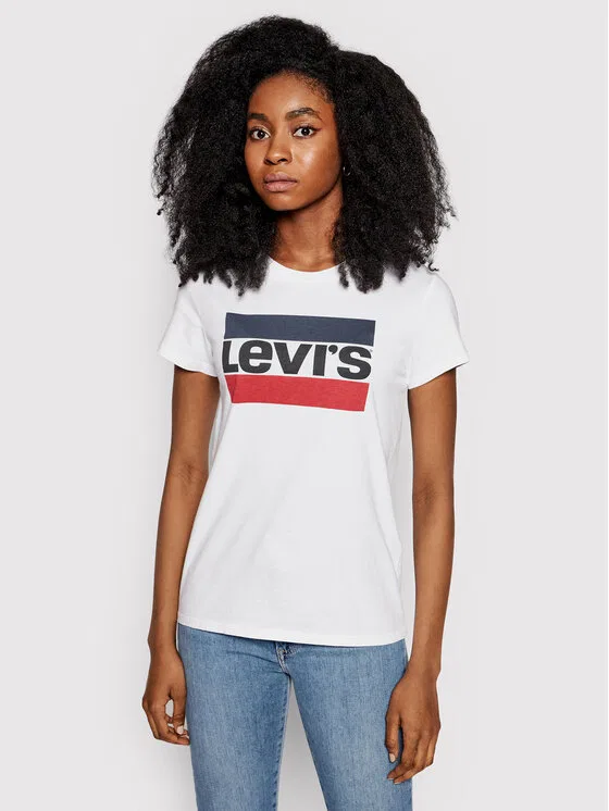Футболка regular fit The Perfect Graphic Tee Levi'S, белый