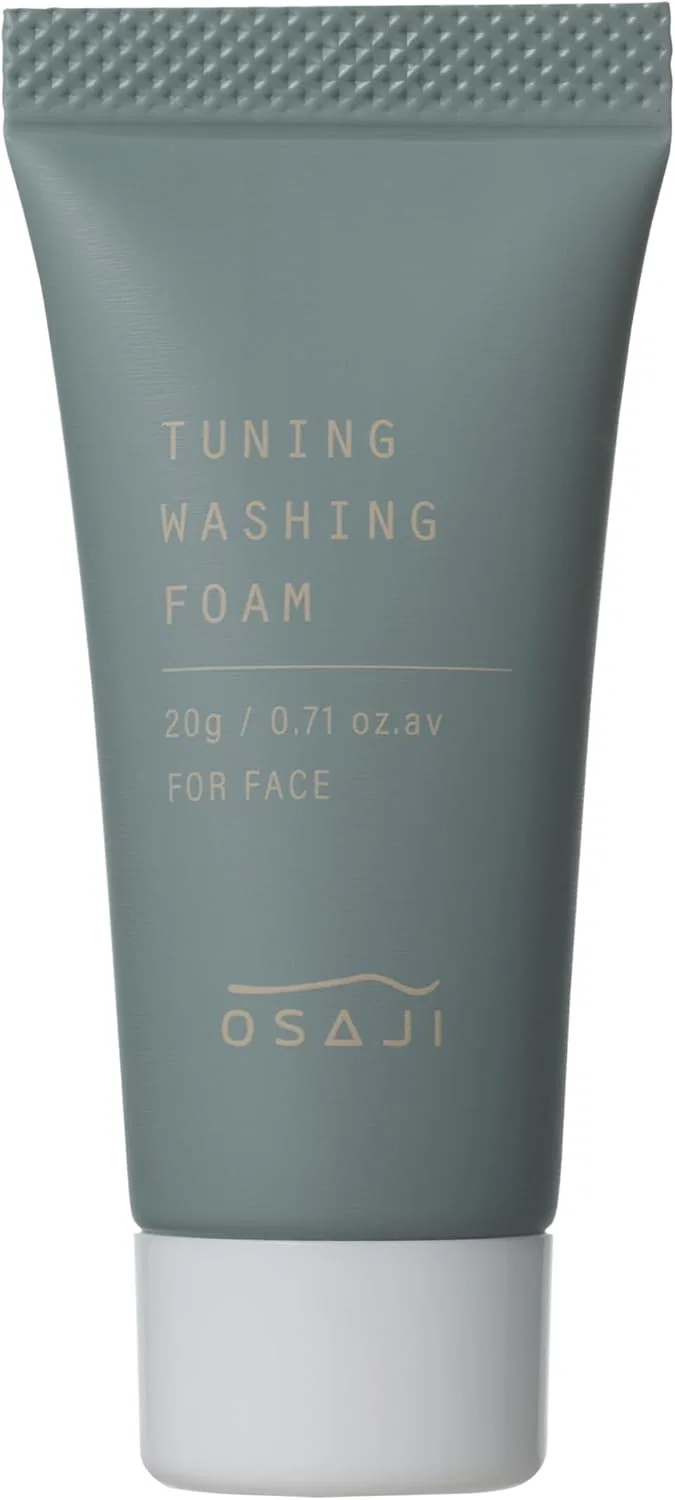 Набор пробников ухода за кожей Tuning Skincare Trial Set OSAJI, 5 средств, с косметичкой, аромат древесный — фото 4
