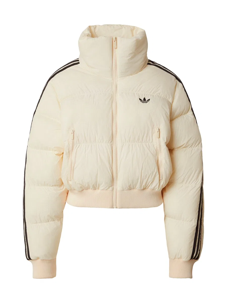 Зимняя куртка ADICOLOR цвета шампанского ADIDAS ORIGINALS