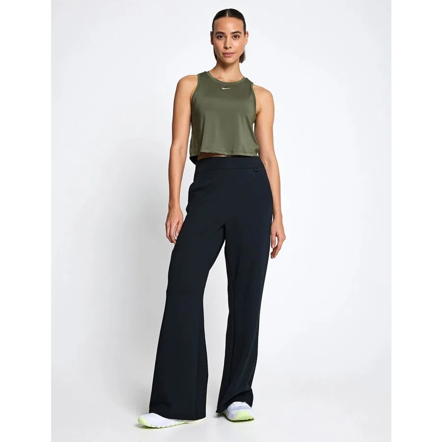 Женские спортивные брюки с широкими штанинами Dri-FIT 24.7 ImpossiblySoft Nike, Черный