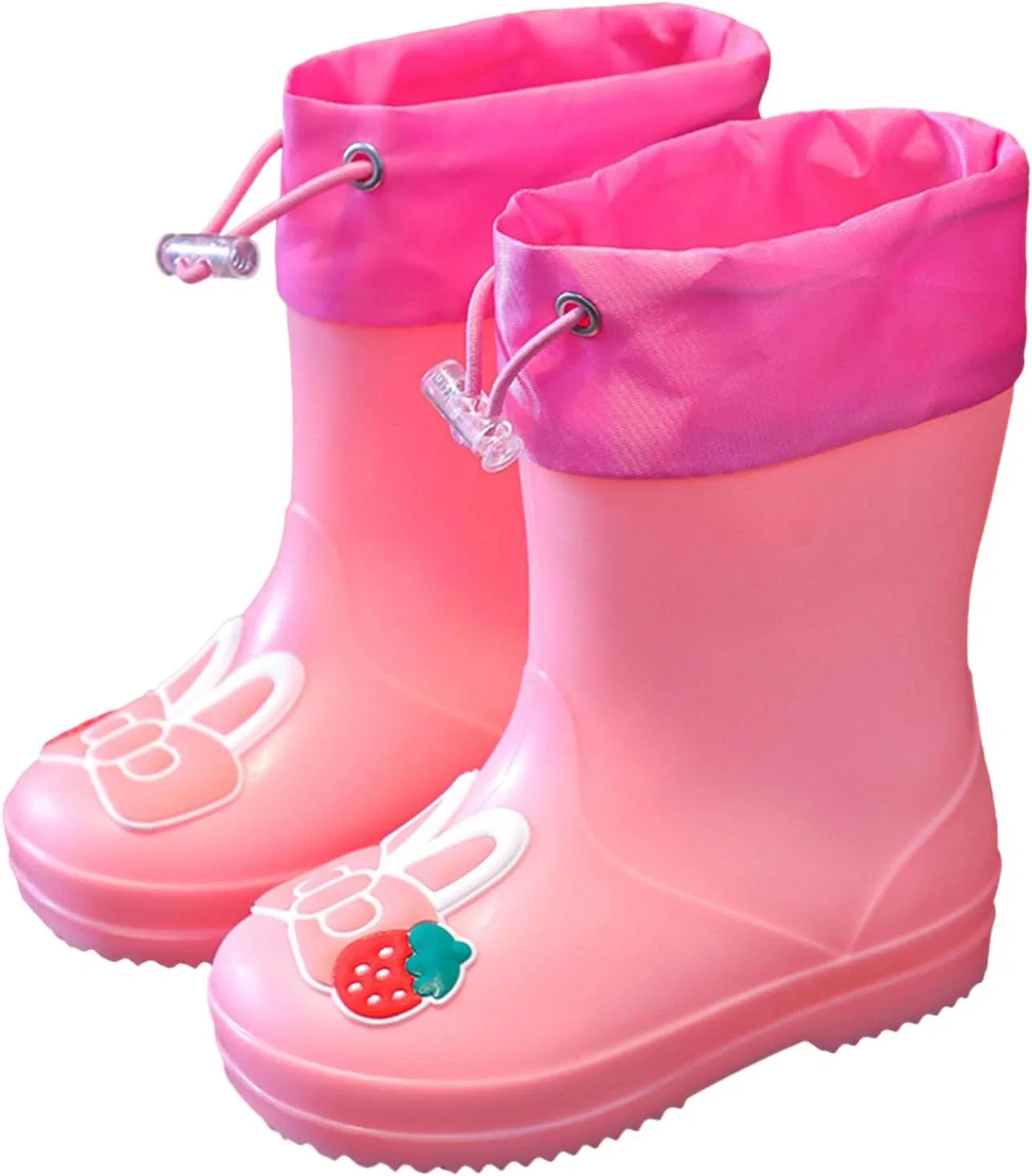 Детские резиновые сапоги для девочек с утеплителем Pink Ballet, Pink