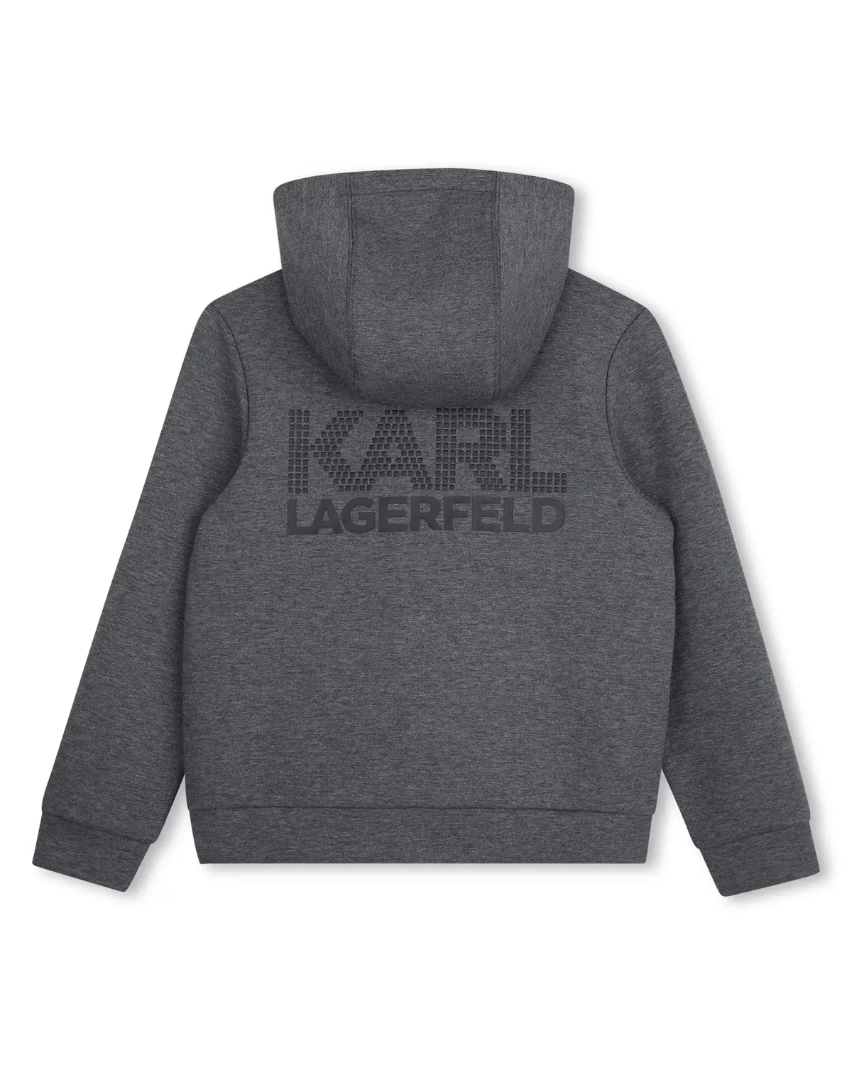 Детская куртка для мальчиков с принтом Karl Lagerfeld Kids, Темно-Серый — фото 3