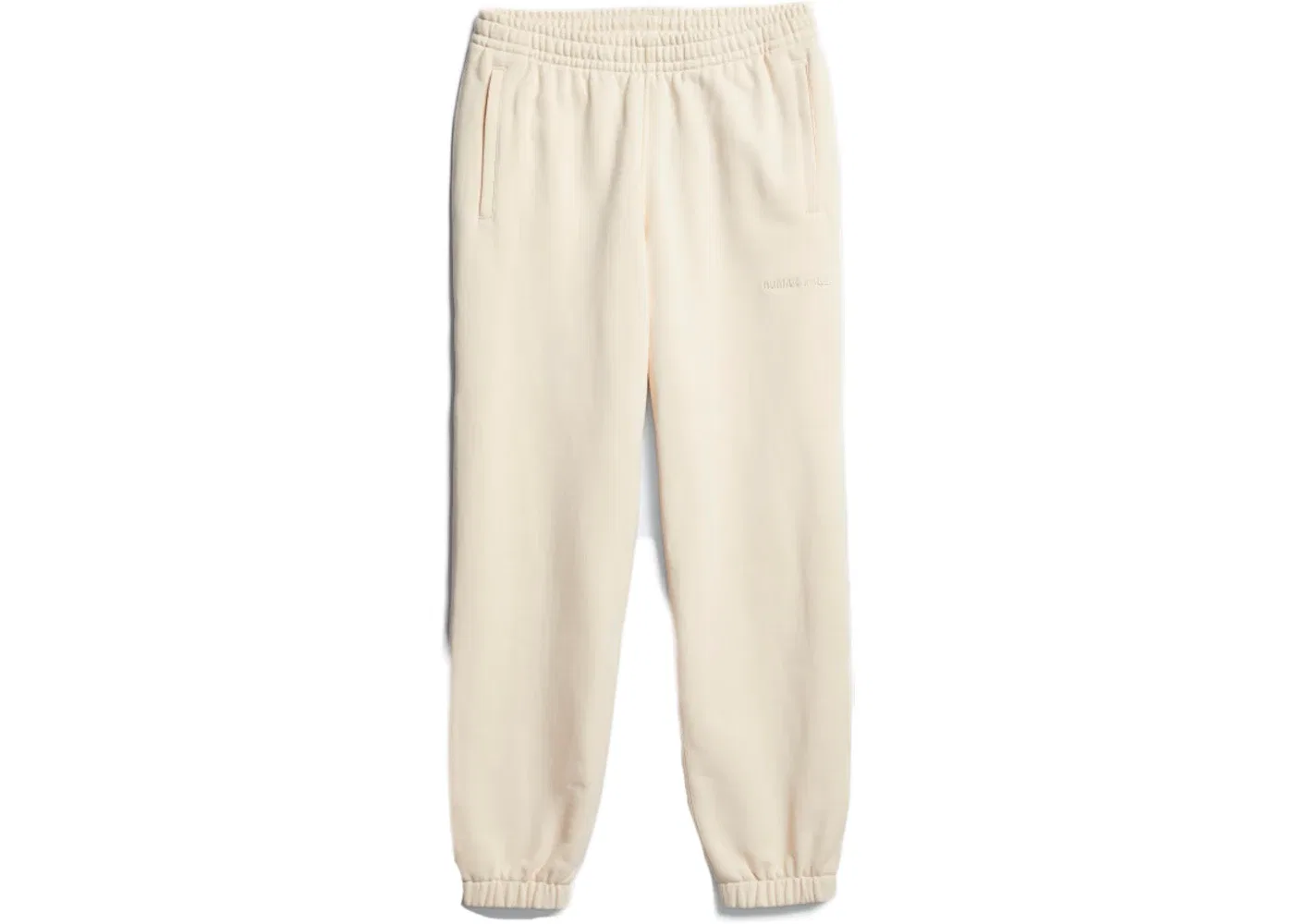 Унисекс спортивные штаны из футера Pharrell Williams Basics Adidas, Ecru Tint