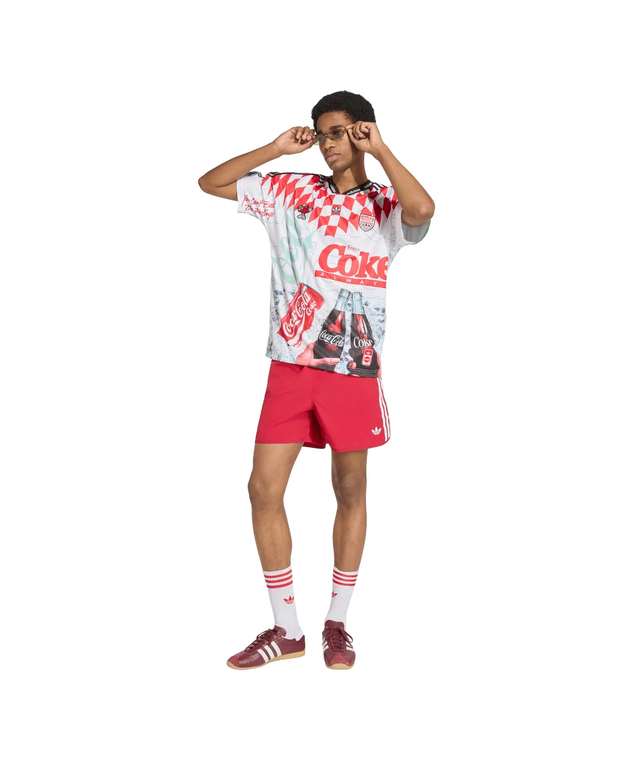 Мужская футболка с коротким рукавом ORI COCA COLA CLASSIC Adidas Originals, Белый — фото 2