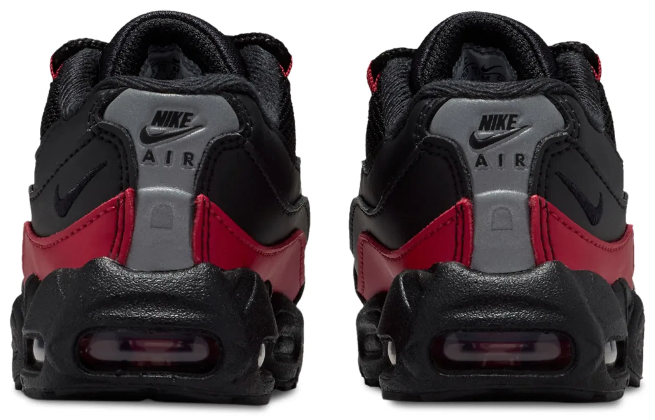 Кеды для мальчиков Air Max 95 Recraft Nike, цвет Team Crimson/Wolf Grey/Black — фото 3