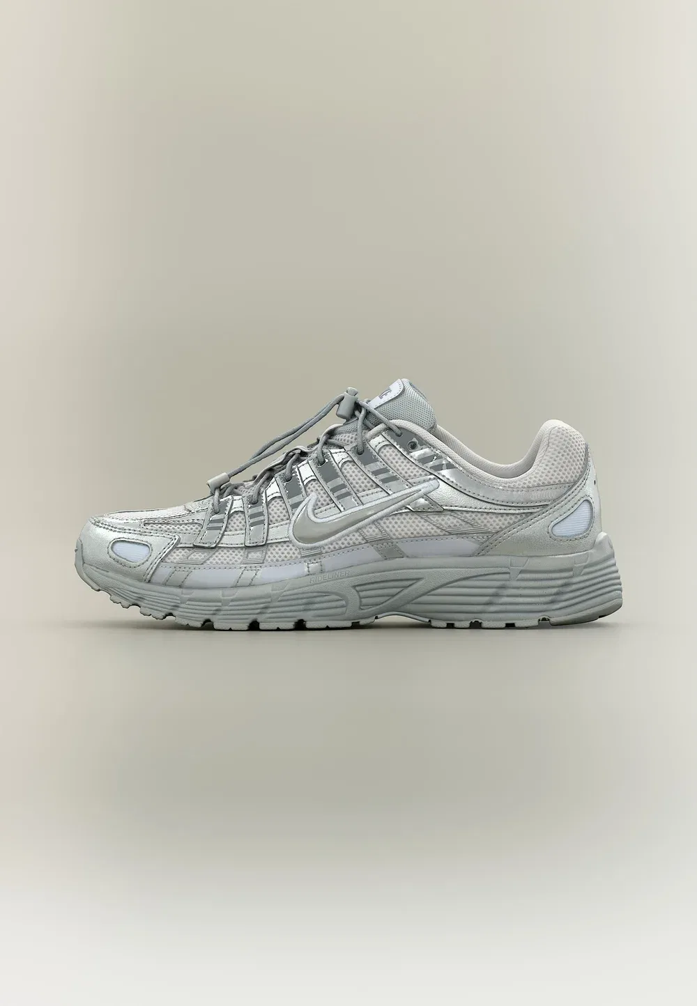 Кроссовки унисекс P 6000 Nike Sportswear, Vast Grey/Light Smoke Grey/Football Grey/Metallic Silver-Coloured