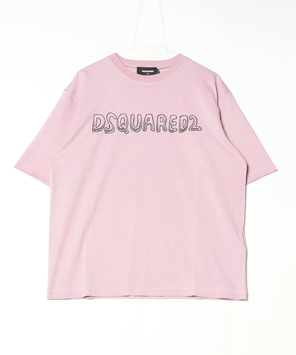 Футболка с принтом Loose Fit DSQUARED2, Smok Pink