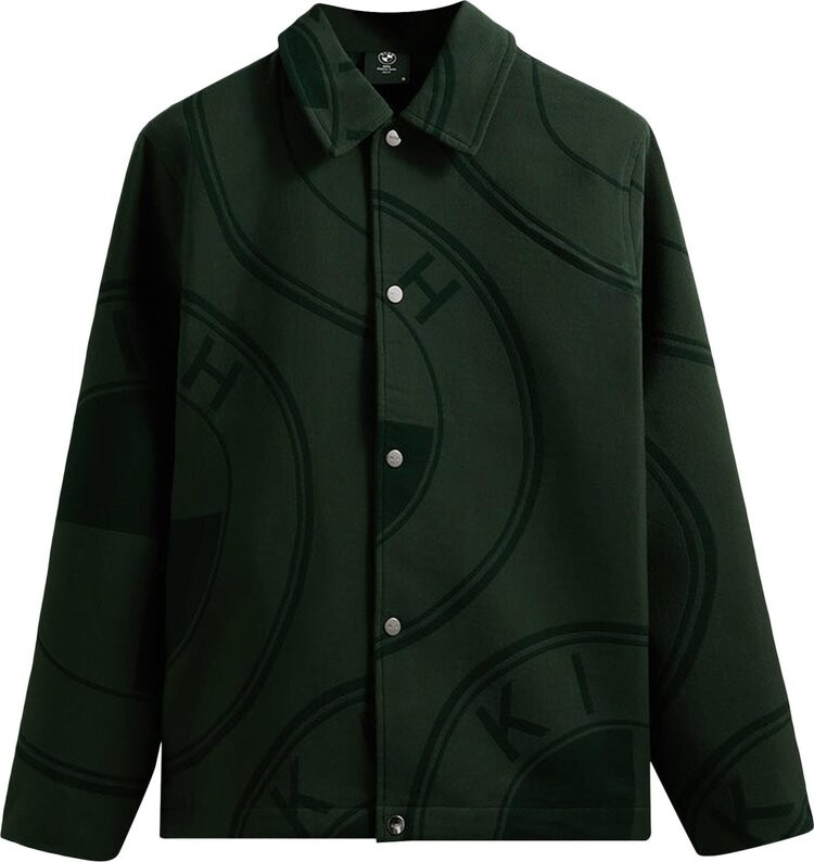 

Куртка Kith For BMW Tapestry Coaches Jacket 'Vitality', зеленый