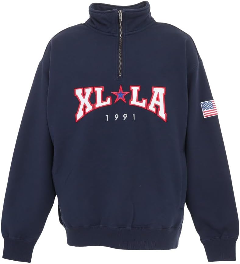 

Толстовка размера XLARGE, толстовка с половинной молнией размера XLARGE, мужская, темно-синий