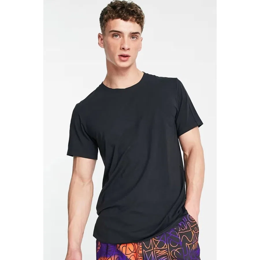 Футболка с коротким рукавом Yoga Dri Fit Nike, Черный — фото 2
