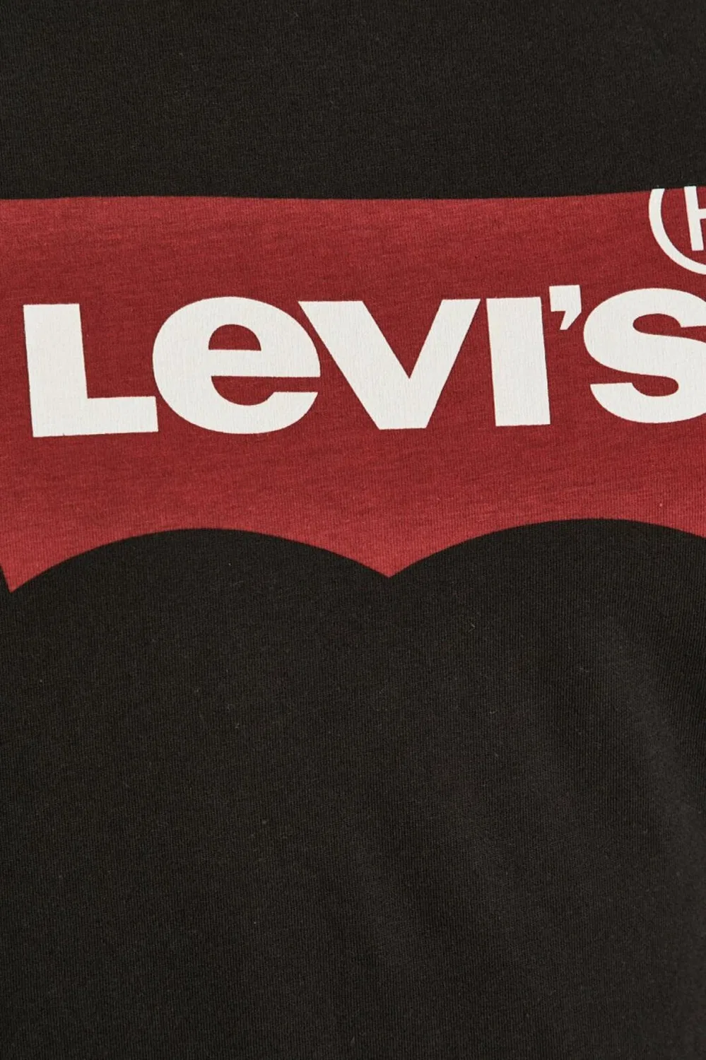 Мужская хлопковая футболка Levi's, Цвет: SCHWARZ — фото 4