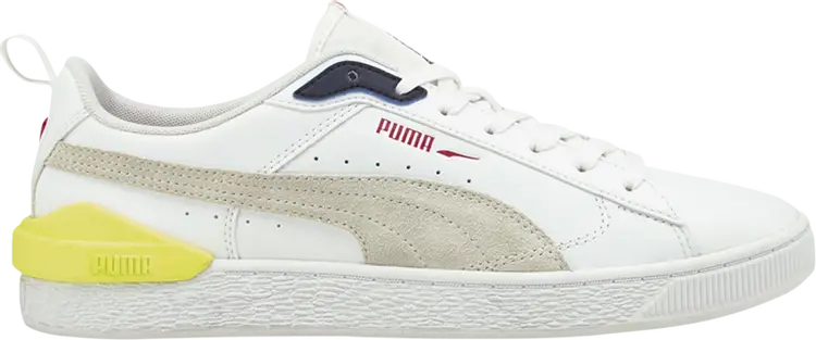 

Кроссовки Puma Suede Bloc White Yellow Pear, белый