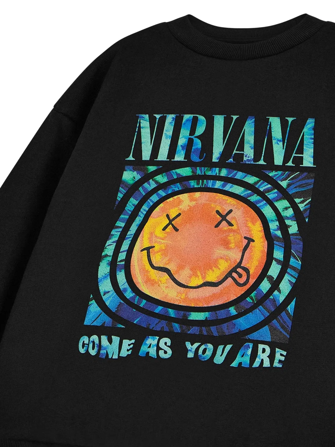 Свитшот с принтом Nirvana Vanilla Underground, черный — фото 3