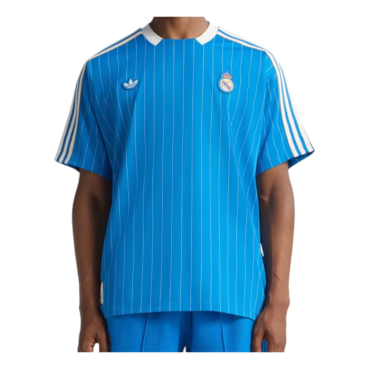 Джерси футбольное с принтом Real Madrid Terrace Icon Adidas, синий