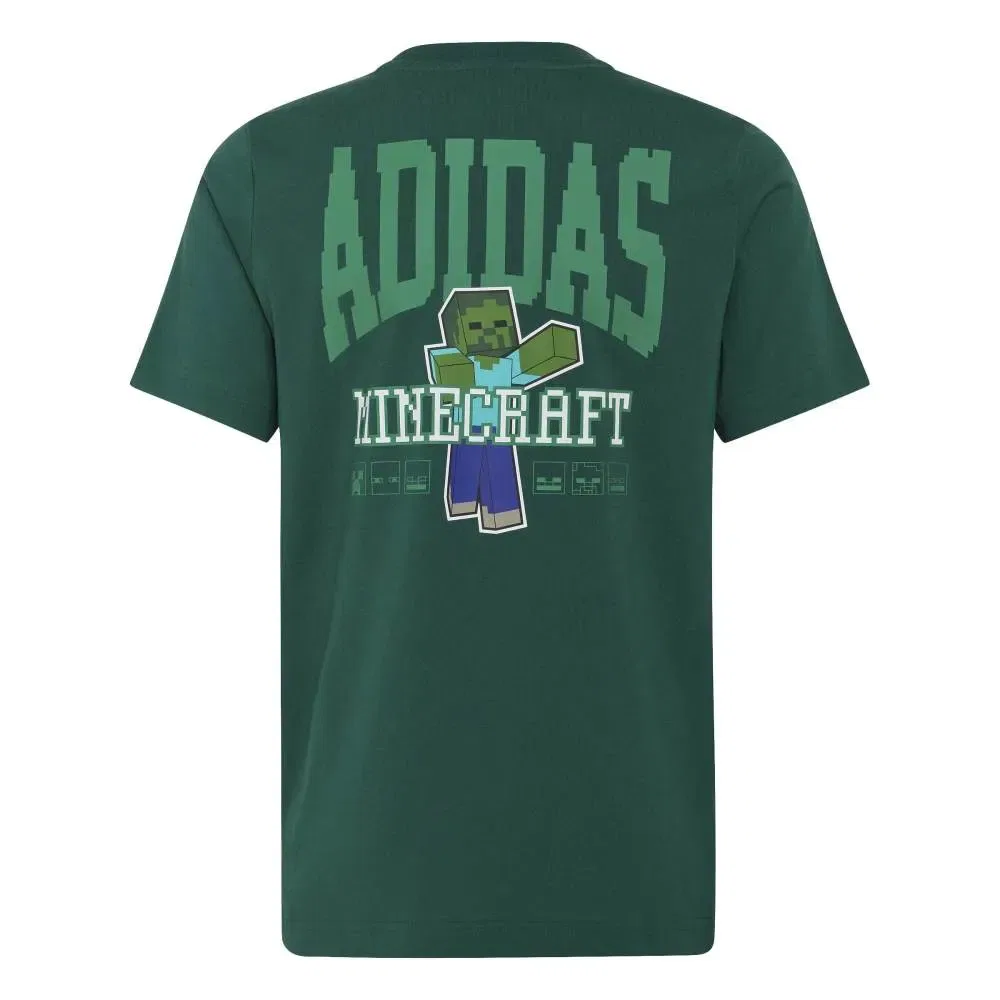 Футболка с коротким рукавом Minecraft Adidas, зеленый — фото 2