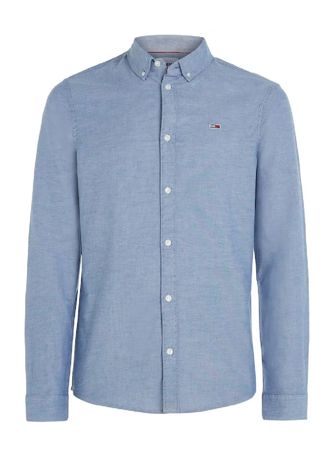 Рубашка с воротником на пуговицах Slim fit Tommy Hilfiger, темно-синий — фото 2