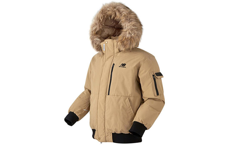 

Пуховик унисекс New Balance, цвет Beige